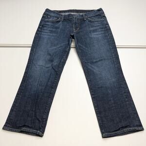 CITIZENS OF HUMANITY KELLY #001 STRETCH Low Waist Bootcut USA 30x23 Cropped Y2K